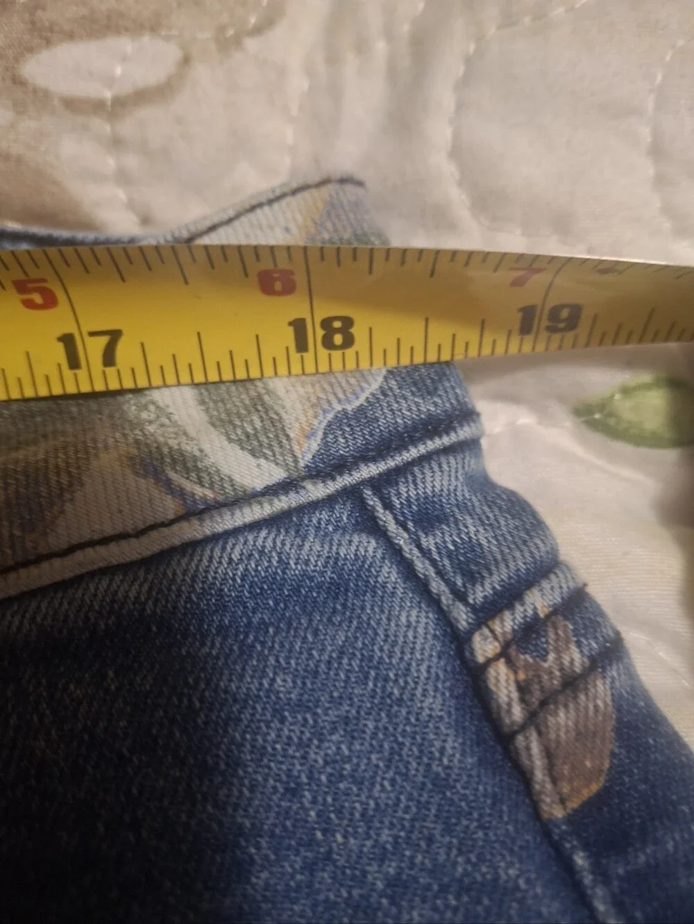 Flamingals Blue Floral Women’s Jeans